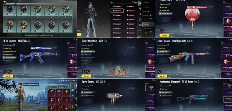 PGM521 Glacier M416 Level 2, 35 Outfits, Rename Card, AKM & UMP45 Skins, Sedan, Motorbike, Bus, Multiple Helmets & Bags (G)